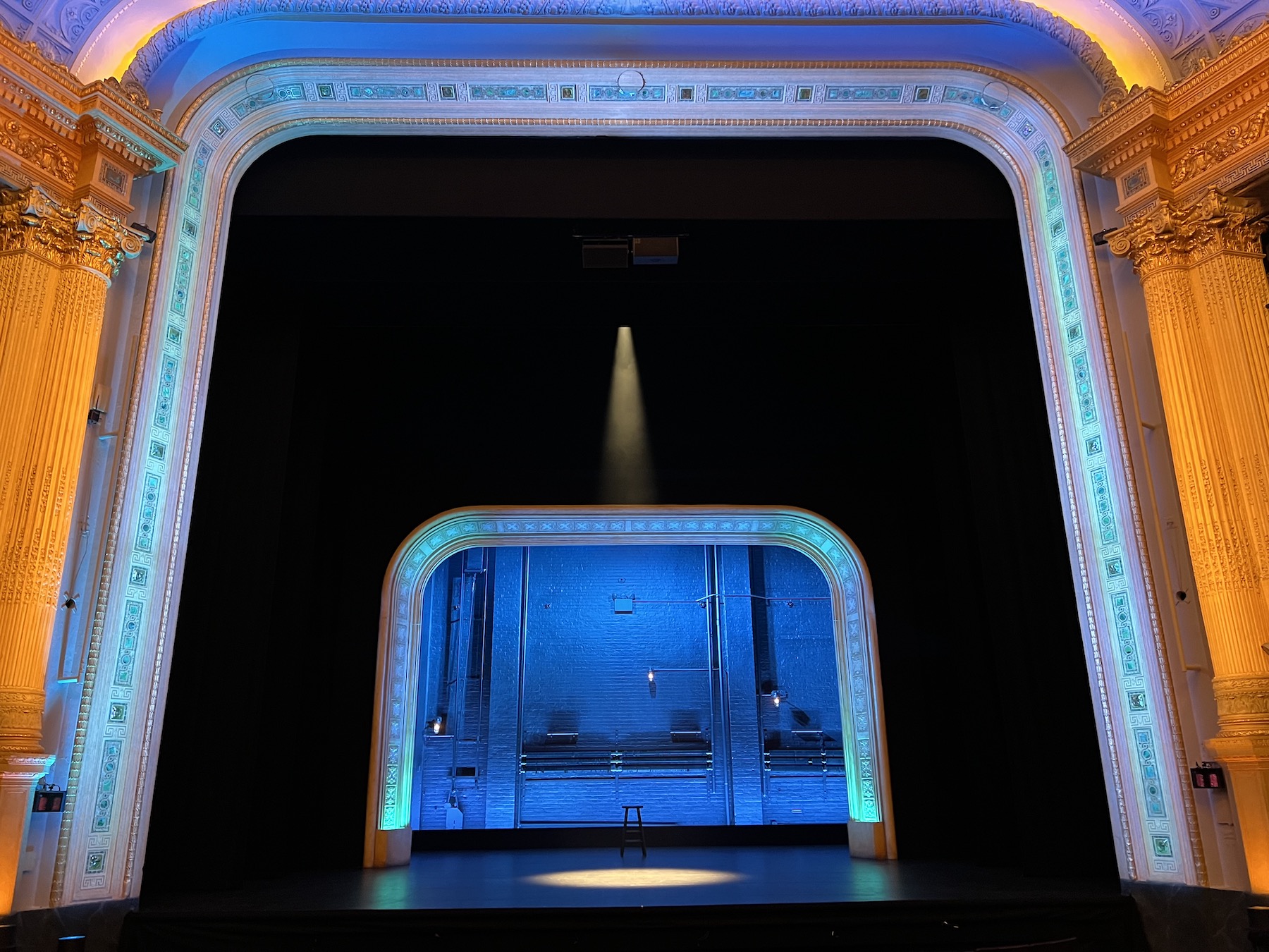 Photo 10 in 'JUST FOR US - Broadway' gallery showcasing lighting design by Mike Baldassari of Mike-O-Matic Industries LLC